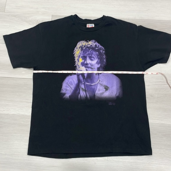 Vintage 1993 Rod Stewart Unplugged Promo Graphic T-shirt - Picture 13 of 16